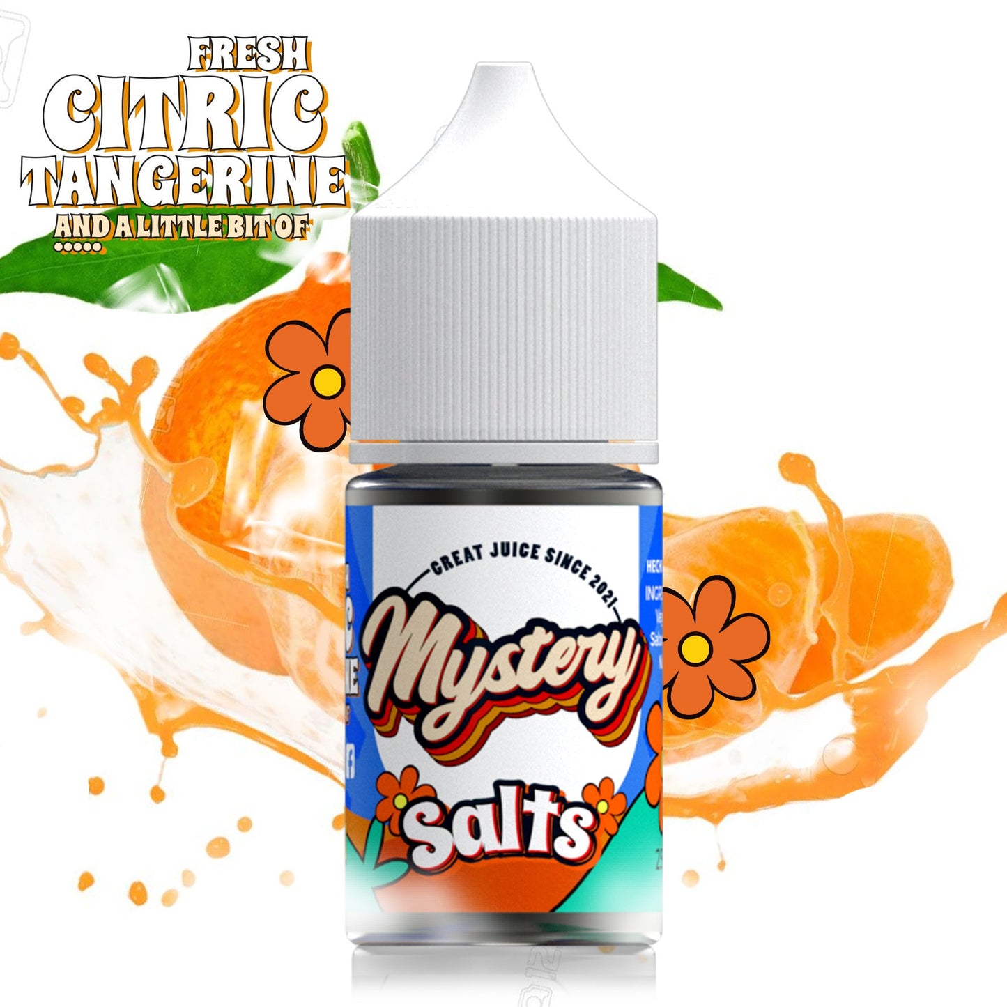Fresh Citric Tangerine - 30ml Nicotine Salts by Mystery e-liquid Mystery