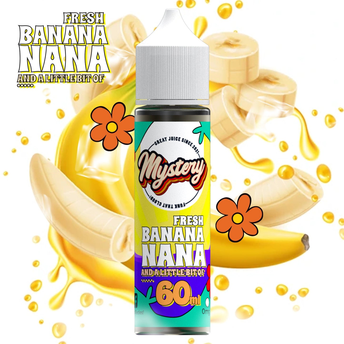 Fresh Banana Nana - 60ml by Mystery e-liquid Mystery