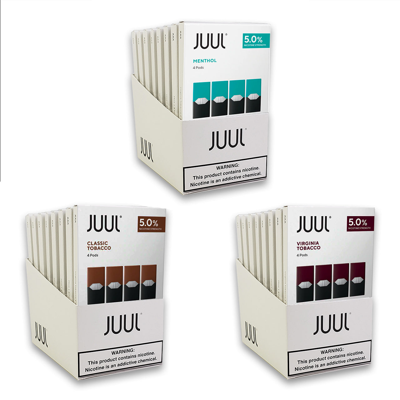 JUUL Pods 3% y 5% Paquete de 4 Coils Juul