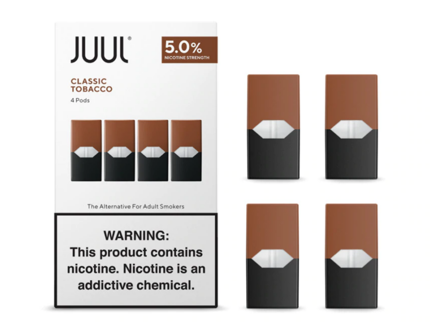 JUUL Pods 3% y 5% Paquete de 4 Coils Juul