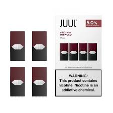 JUUL Pods 3% y 5% Paquete de 4 Coils Juul Tiendas Virginia Tobacco 5%