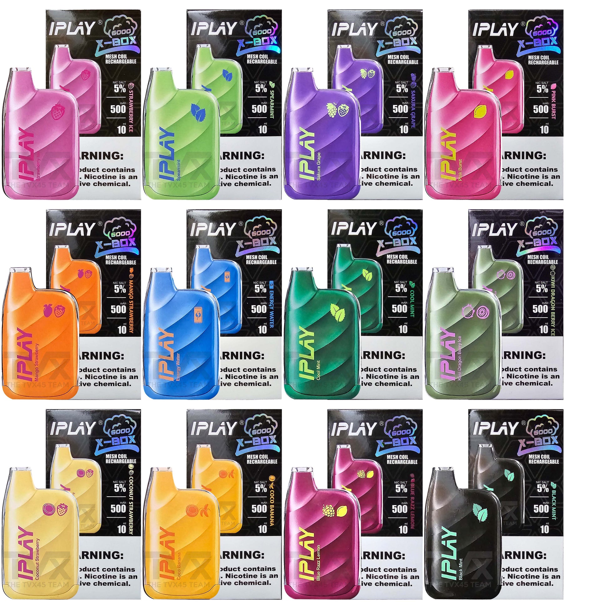 IPLAY X-BOX 6000 Puffs Desechable by IPLAY Desechable IPLAY