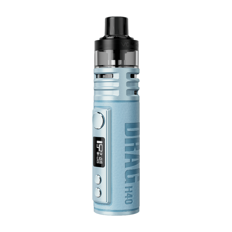 Drag H40 Kit Pod System Salt Nic Device by Voopoo Mods Voopoo Bodega Snow Blue