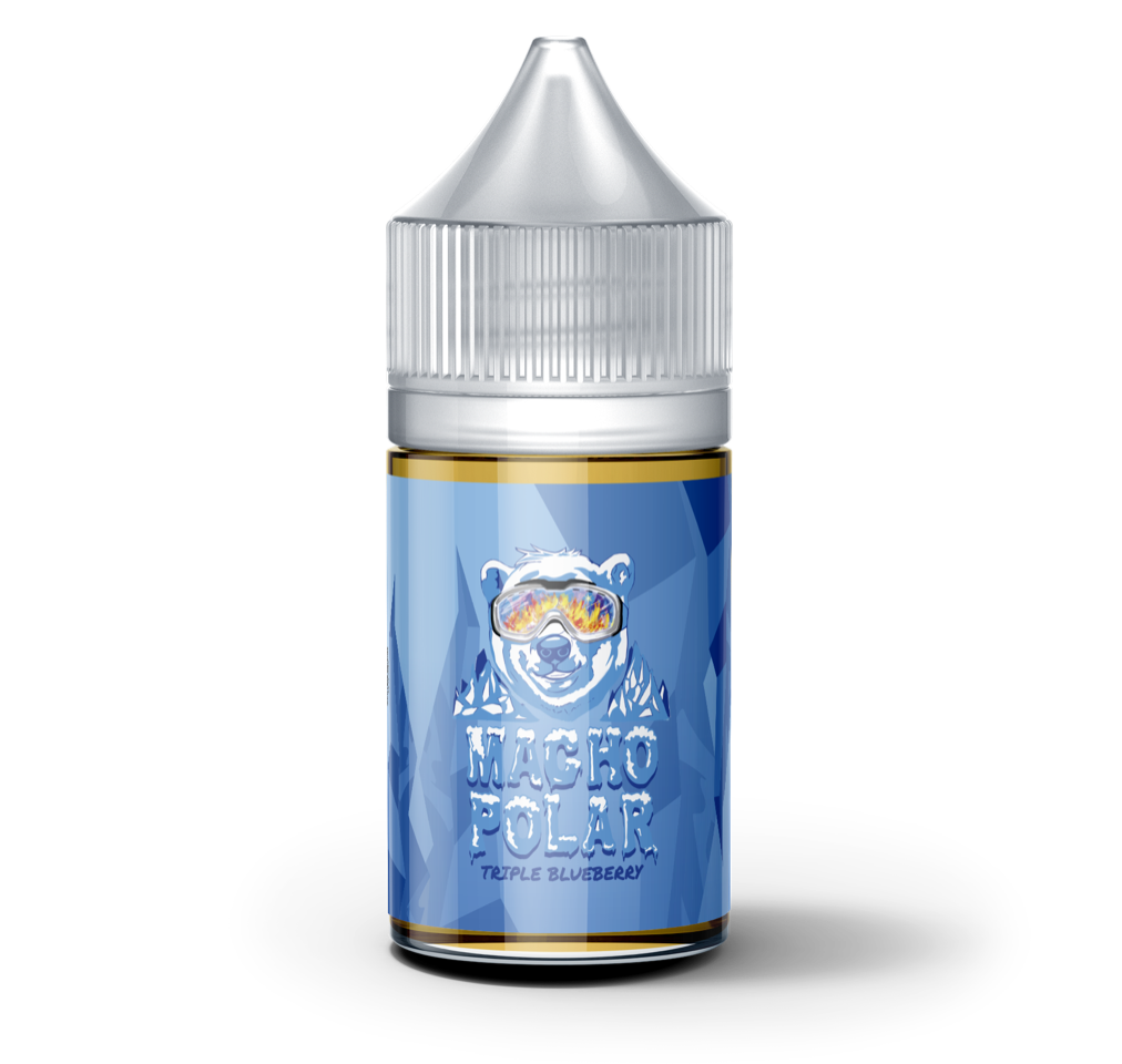 Macho Polar Triple Blueberry Nicotine Salts 30ML  - LIQUID PARADISE e-liquid LIQUID PARADISE   